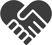 Handshake and heart